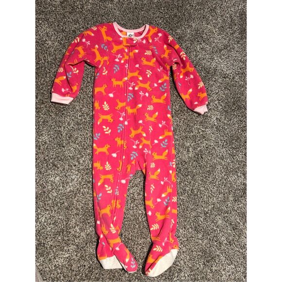Gerber fleece zip footie pajamas size 24mos - Picture 1 of 3